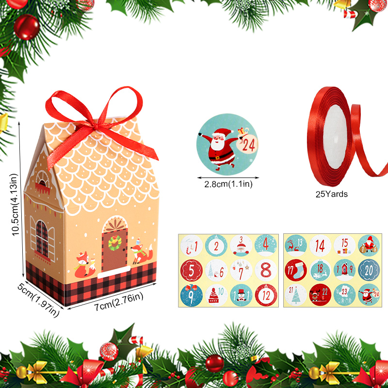 24er-Set Weihnachts-Adventskal – Advent Calendar Gift Bewertung und Preis