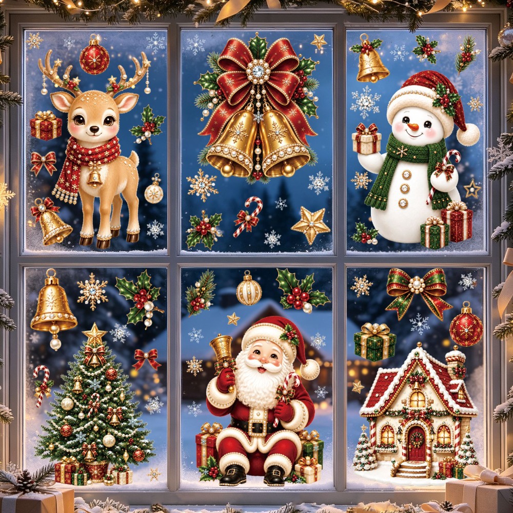 Weihnachten 2027 Neue Fenstera – Snowflake Window Decal Bewertung und Preis